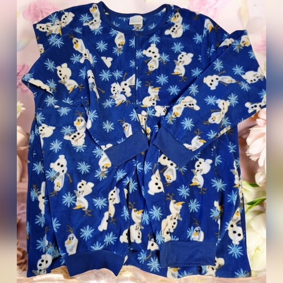 Disney Olaf Cozy Microfleece Onsie ❄️❄️ Pajamas Ladies XL☃️ - Picture 5 of 8